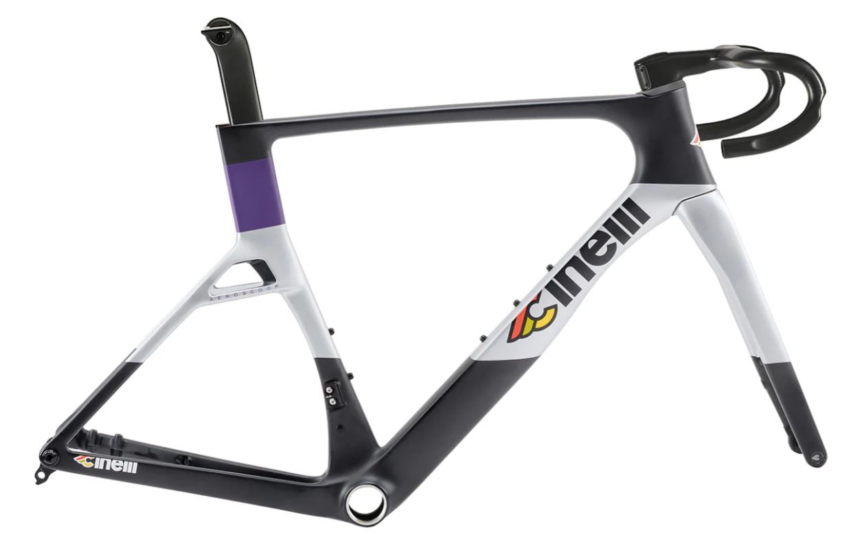 Cinelli Aeroscoop Rahmenset inklusive Lenker-Vorbau Einheit